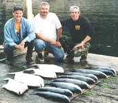 Days Limit of Coho Salmon and Halibut